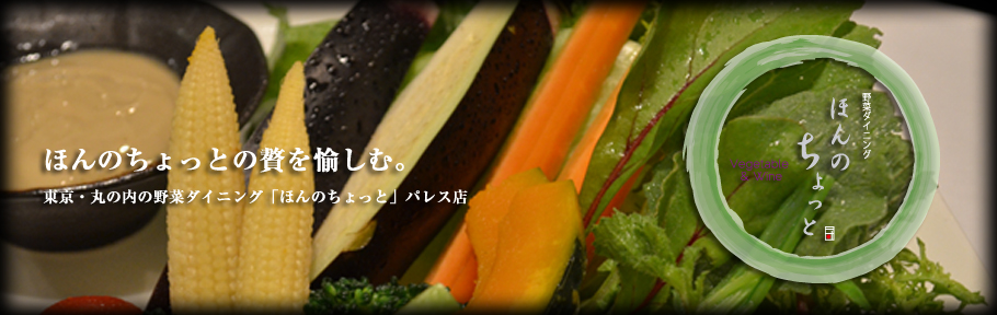 東京 丸の内にある創作料理がメインの野菜ダイニング ほんのちょっと パレスビル店
